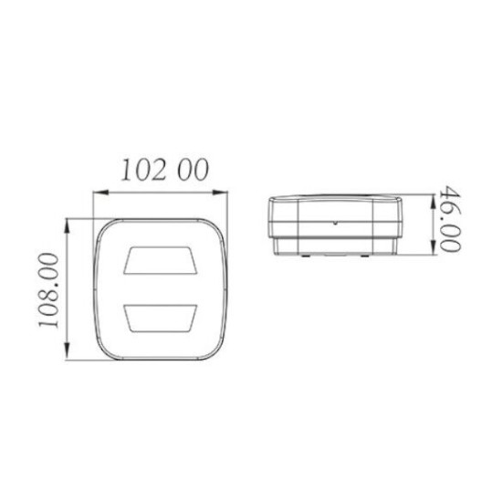 КОМПЛЕКТ БЕЗЖИЧНИ  ДИОДНИ ЛЕД СТОПОВЕ WIRELESS С МАГНИТ НЕОН ЕФЕКТ 12-24V
