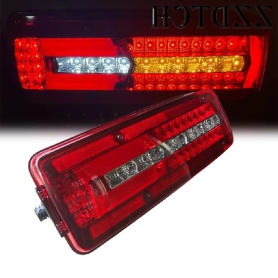 LED десен стоп 24V с 7 функции подходящи за Ремарке /Караванa/ Бус/ Тир Камион Ман
