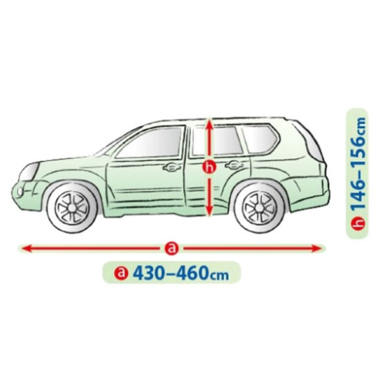 БРЕЗЕНТ KEGEL SUV "L" 460см х 156см-Покривала и брезенти%
