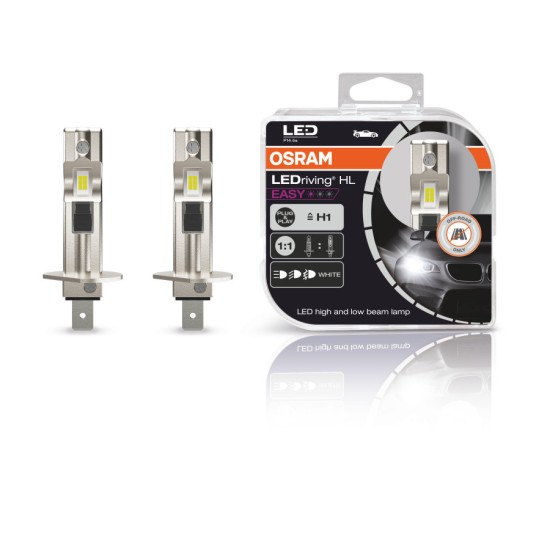  LED Лед Крушки LED H1 12V 9W EASY LEDDRIVING HL EASY