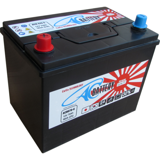 Акумулатор ACBATTERY JIS 12V / 70Ah / 560A
