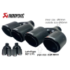 Комплект ( Ляв и Десен) Двоен Накрайник за Ауспух Akrapovic 61mm-Накрайници за ауспух%