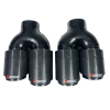 Комплект ( Ляв и Десен) Двоен Накрайник за Ауспух Akrapovic 61mm