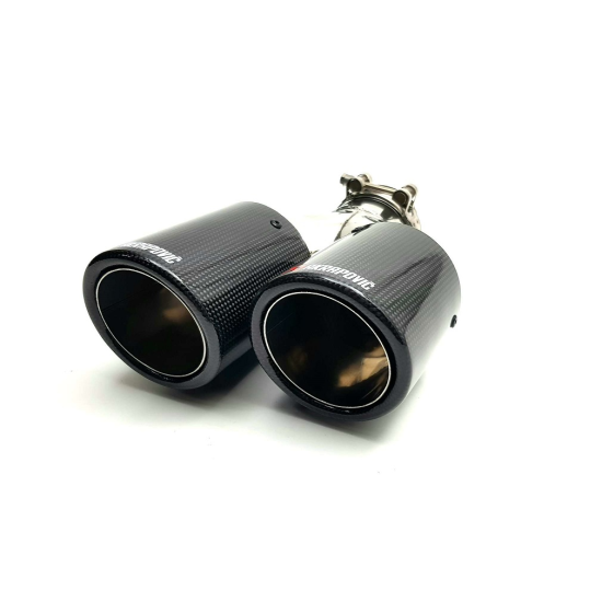 НАКРАЙНИК АУСПУХ -Akrapovic Двоен-63мм.десен -1052-63 R
