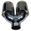 Двоен Накрайник за Ауспух Akrapovic 61mm-Накрайници за ауспух%