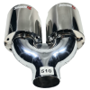 Двоен Накрайник за Ауспух Akrapovic 61mm-Накрайници за ауспух%
