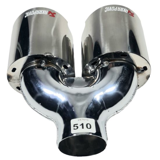 Двоен Накрайник за Ауспух Akrapovic 61mm-Накрайници за ауспух%