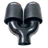 Двоен Накрайник за Ауспух Akrapovic 61mm-Накрайници за ауспух%