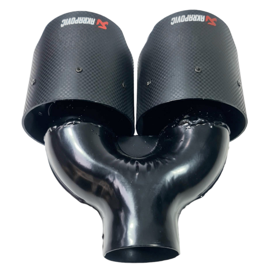Двоен Накрайник за Ауспух Akrapovic 61mm-Накрайници за ауспух%