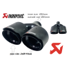 Двоен Накрайник за Ауспух Akrapovic 61mm-Накрайници за ауспух%