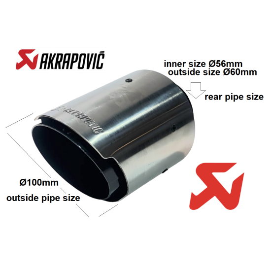 Накрайник за Ауспух Akrapovic 60mm