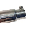 Накрайник за аупух хром/ Shine CH 60-63mm