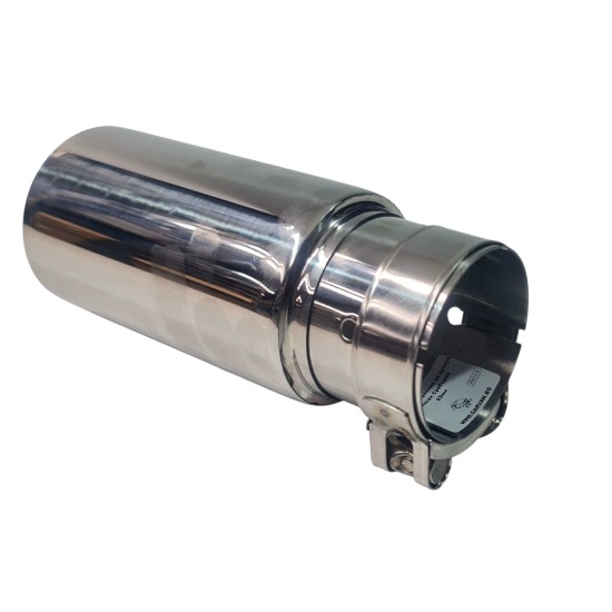 Накрайник за аупух хром/ Shine CH 60-63mm