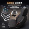 Луксозна Ортопедична Тапицерия / Калъфи за предни и задни седалки THRONE DESING