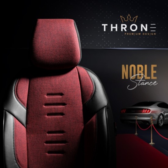 Луксозна Ортопедична Тапицерия / Калъфи за предни и задни седалки THRONE DESING