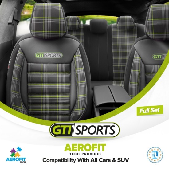 Луксозна Ортопедична Тапицерия / Калъфи за предни и задни седалки GTI SPORT