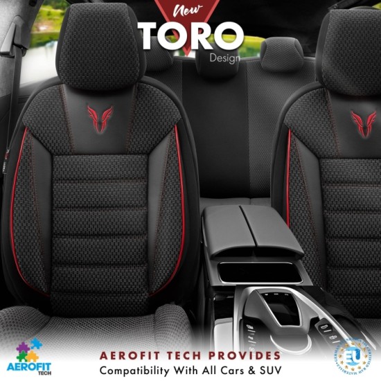 Луксозна Ортопедична Тапицерия / Калъфи за предни и задни седалки TORO DESING