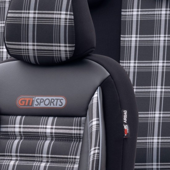 Луксозна Ортопедична Тапицерия / Калъфи за предни и задни седалки GTI SPORT