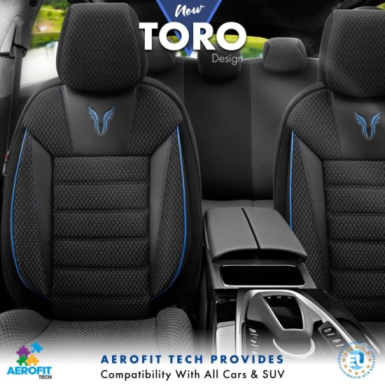 Луксозна Ортопедична Тапицерия / Калъфи за предни и задни седалки TORO DESING