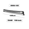 7D Супер Мощен извит Лед бар LED BAR - 105 см. извит -594W -8906-105
