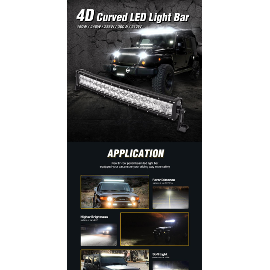 LED BAR- 107см. -240W - ИЗВИТ- 5042 (63353)