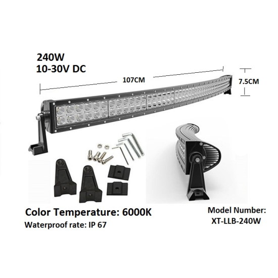 LED BAR- 107см. -240W - ИЗВИТ- 5042 (63353)