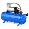 Компресор За Въздух Под Налягане, 12V, 150psi, 8 Бара, 6 литра, За Тромби, Помпене, Боядисване и др-Компресори и помпи%