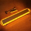 120 см 88 LED Мощна аварийна сигнална лампа  ЛЕД блиц маяк, буркан, лед бар, 12-24V,15 режима на работа жълта за пътна помощ, платформа, снегорин, багер, бус, ван и др.-Сигнални лампи / Маяци%