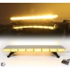96.5 см 72 LED ЛЕД 72W мощна аварийна диодна сигнална лампа блиц 12-24V 15 режима на работа жълта оранжева светлина E-Mark Е9 за пътна помощ платформа снегорин багер и др.-Сигнални лампи / Маяци%