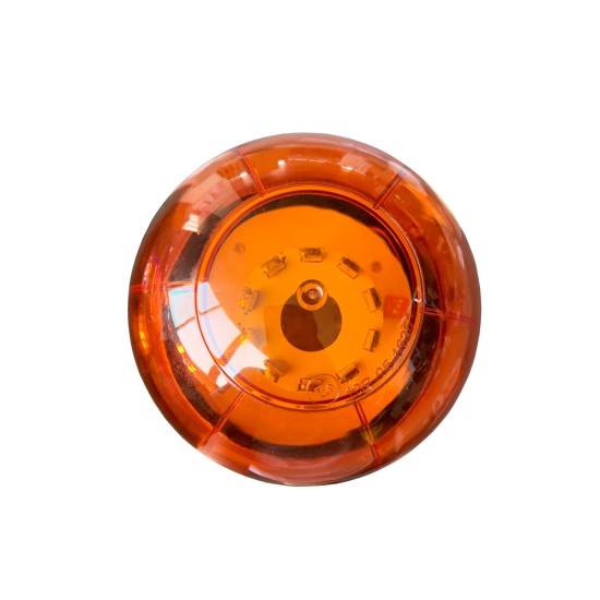 ЛЕД LED Сигнална Лампа, Аварийна Светлина , Маяк, Буркан, Оранжева Жълта,Е-Mark E9 12V - 24V, за трактори, комбайни, репатраци, снегорини, аварийни автомобили и др.-Сигнални лампи / Маяци%