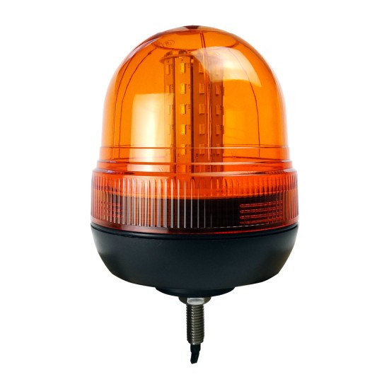 ЛЕД LED Сигнална Лампа, Аварийна Светлина , Маяк, Буркан, Оранжева Жълта,Е-Mark E9 12V - 24V, за трактори, комбайни, репатраци, снегорини, аварийни автомобили и др.-Сигнални лампи / Маяци%