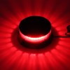 24W Led Лед Сигнална Лампа, Маяк, Диодна светлина, Буркан, Въртяща се светлина, с Магнит и Вендуза 12V - 24V с магнит Е9 E-Mark червена светлина-Сигнални лампи / Маяци%