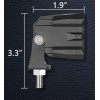 15,5 cm 7D Диоден Прожектор Супер Мощен Халоген Led Bar Лед Бар Комбиниранa Бяла и Жълта Светлина 12V - 24V За АТВ SUF Джип 4х Offroad Камион-LED барове%