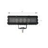 15,5 cm 7D Диоден Прожектор Супер Мощен Халоген Led Bar Лед Бар Комбиниранa Бяла и Жълта Светлина 12V - 24V За АТВ SUF Джип 4х Offroad Камион-LED барове%