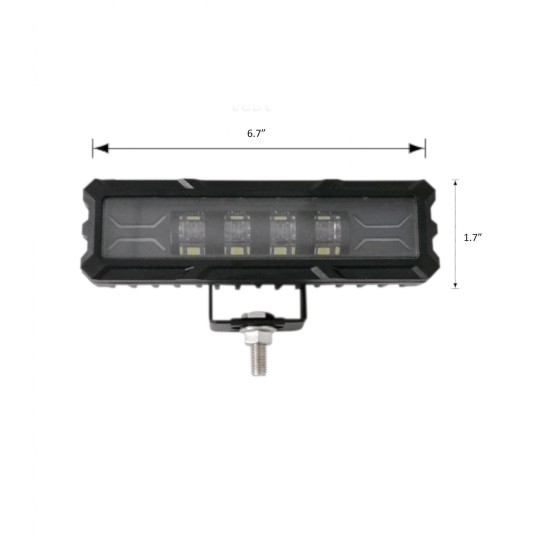 15,5 cm 7D Диоден Прожектор Супер Мощен Халоген Led Bar Лед Бар Комбиниранa Бяла и Жълта Светлина 12V - 24V За АТВ SUF Джип 4х Offroad Камион-LED барове%