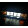 15,5 cm 7D Диоден Прожектор Супер Мощен Халоген Led Bar Лед Бар Комбиниранa Бяла и Жълта Светлина 12V - 24V За АТВ SUF Джип 4х Offroad Камион-LED барове%