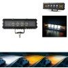 15,5 cm 7D Диоден Прожектор Супер Мощен Халоген Led Bar Лед Бар Комбиниранa Бяла и Жълта Светлина 12V - 24V За АТВ SUF Джип 4х Offroad Камион-LED барове%