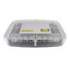 12V 24V Лед Led Диодна Мощна Аварийна Сигнална Лампа Буркан с Магнит 15 режима Бяло Стъкло За Пътна Помощ Платформа Снегорин и др.-Сигнални лампи / Маяци%