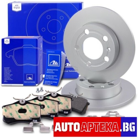 Задни Дискове + Накладки за AUDI , SEAT IBIZA, SKODA FABIA, VW GOLF POLO и др.