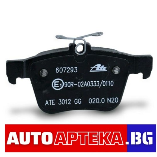 Комплект Задни  Дискове + Накладки за AUDI A3 8V SEAT LEON 5F SKODA VW GOLF 7/ задна ос / АТЕ