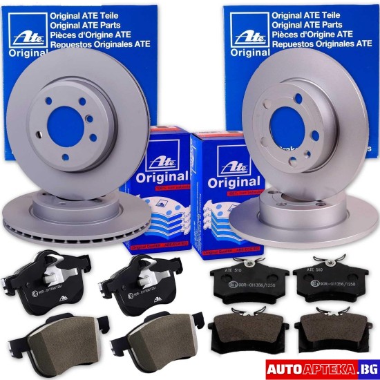 АТЕ Предни Дискове + Накладки, За RENAULT MEGANE 1 / 1.6 - 2.0-Дискове и накладки%