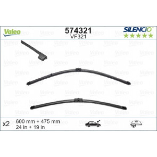 Чистачки VALEO за BMW 3 (E90,E91) 2004-2012г