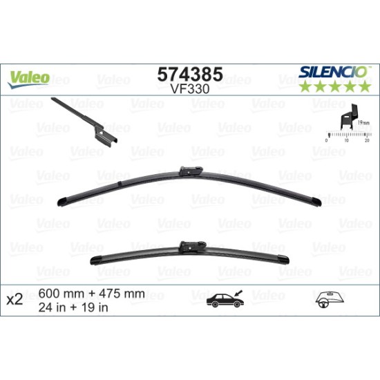 Чистачки VALEO за VW GOLF V (1K1) 2003-2009г