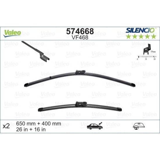 Чистачки VALEO за PEUGEOT PARTNER 2008-