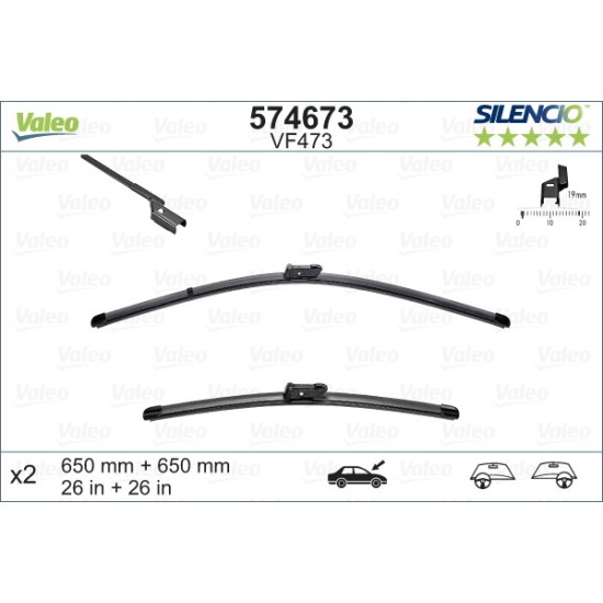 Чистачки VALEO за OPEL ASTRA J (P10) 2009-2015г