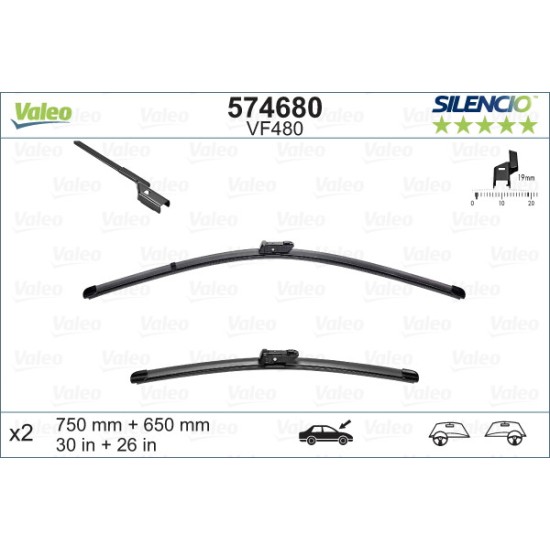 Чистачки VALEO за FORD GALAXY (WA6) 2006-2015г