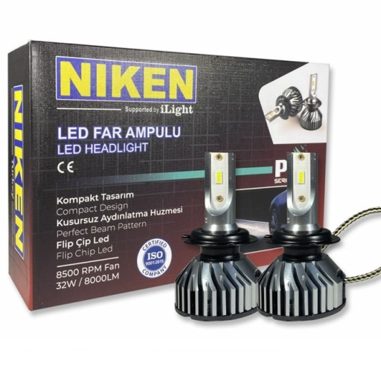 Диодни крушки Niken H7 ПРО 2бр/к-т