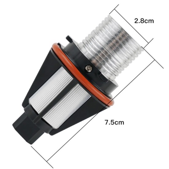 Диод за ангелско око 5W Жълти - E39,E53,E60,E61,E64 2бр/к-т-LED крушки за фарове%