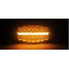 80W LED Лед Фар Халоген С Три Функции Неон ефект Бяло-Жълто/Оранжево Neon  4100lm 12V - 24V E-Mark Подходящ За DAF MAN Scania Volvo Iveco 24,5см x 13,9см-LED светлини / Фарове / Задни светлини%
