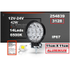 ХАЛОГЕН LED 12-24V 42w Метал- Кръгъл -3128